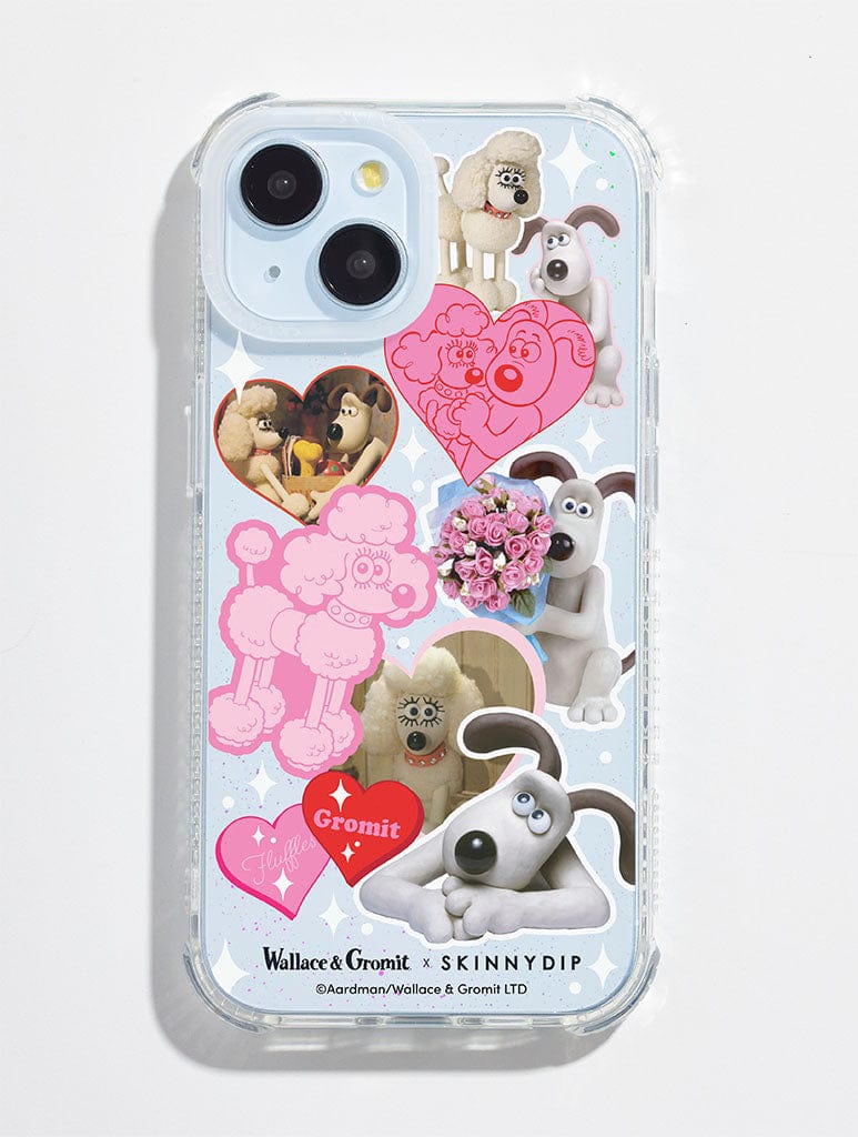 Wallace & Gromit x Skinnydip Gromit & Fluffels Shock iPhone Case Phone Cases Skinnydip London