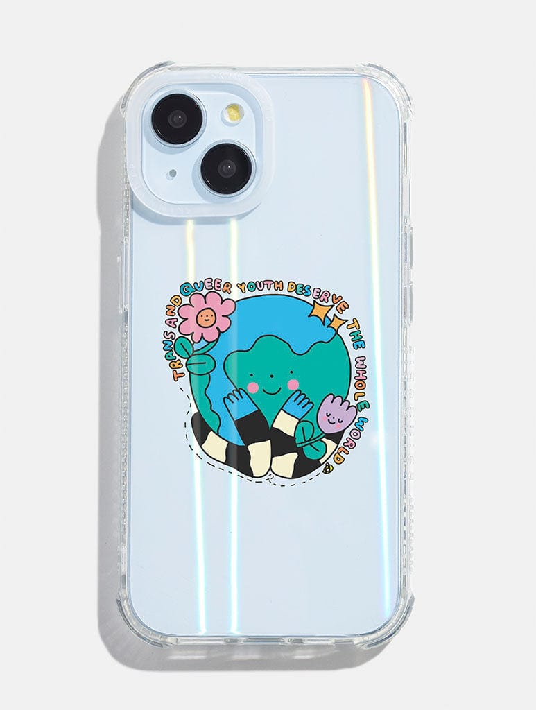 Wednesday Holmes x Skinnydip Trans and Queer Youth Shock iPhone Case Phone Cases Skinnydip London