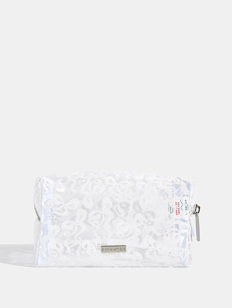 White Bow Makeup Bag Makeup Bags & Washbags Skinnydip London