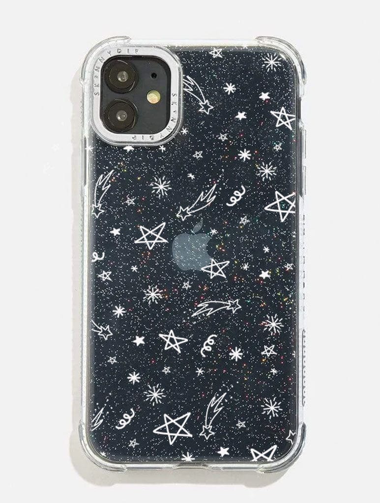 White Celestial Shock iPhone Case Phone Cases Skinnydip London