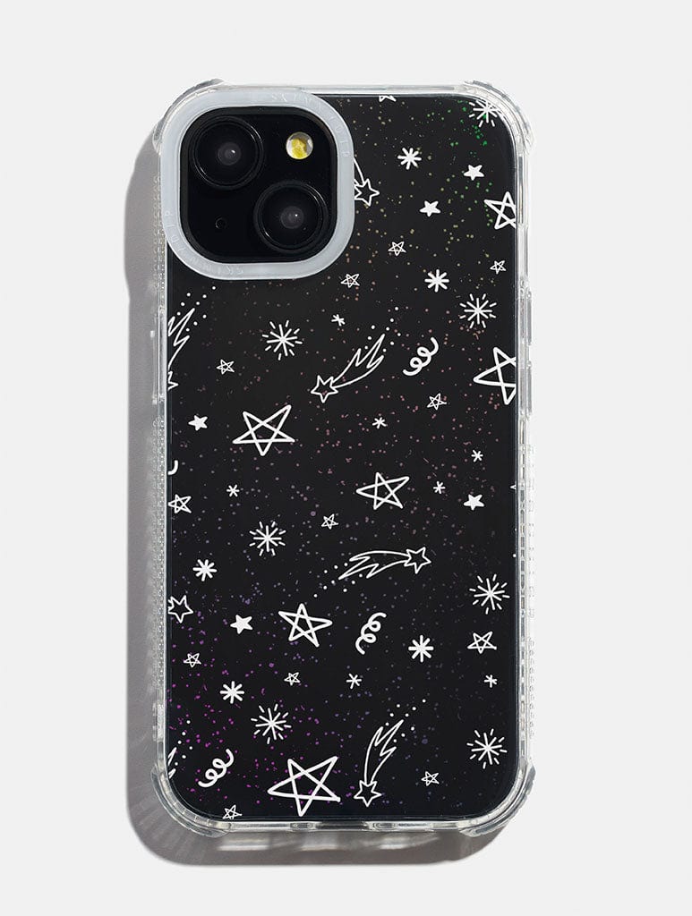 White Celestial Shock iPhone Case Phone Cases Skinnydip London