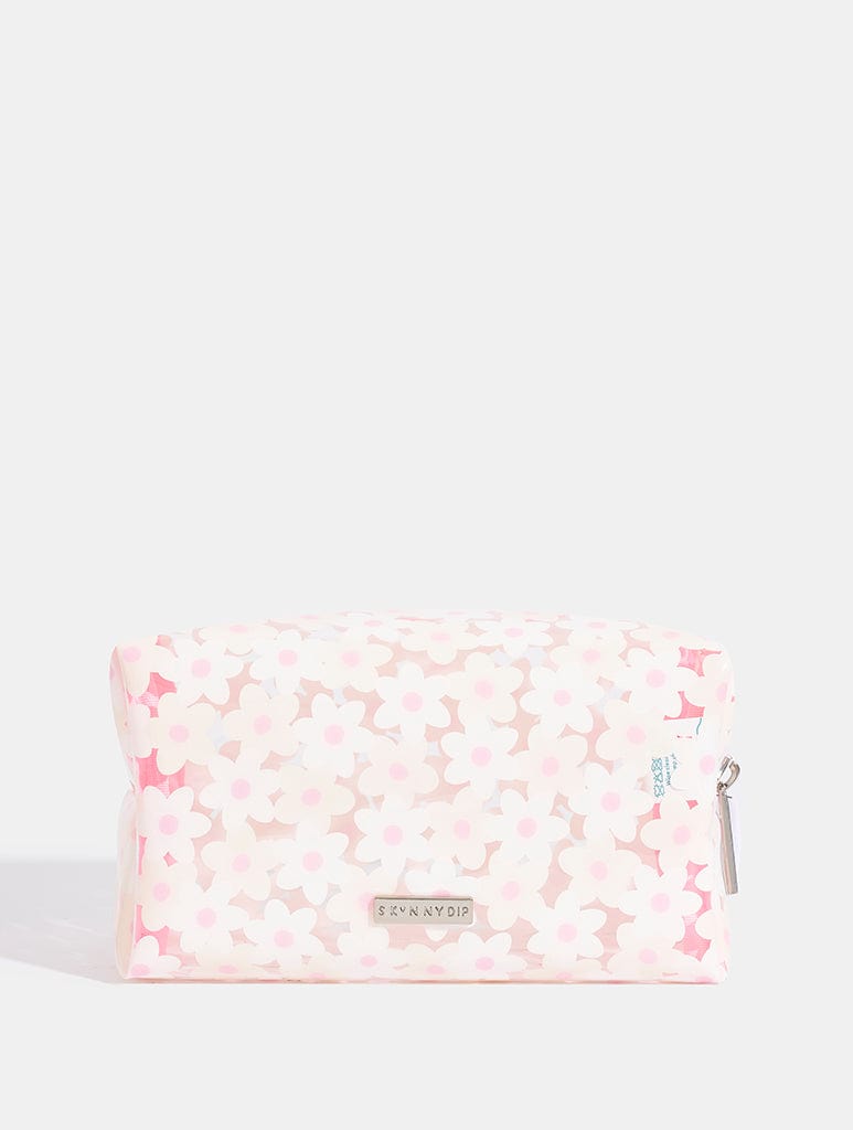 White Daisy Makeup Bag Makeup Bags & Washbags Skinnydip London