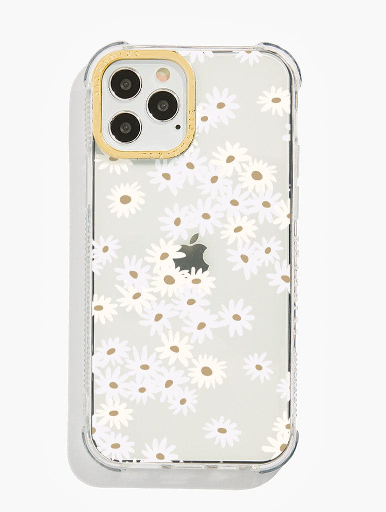 White Ditsy Daisy Shock iPhone Case Phone Cases Skinnydip London