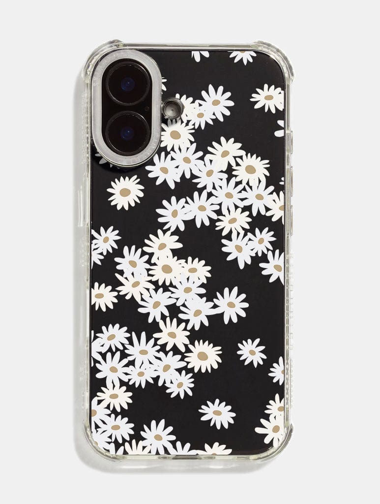 White Ditsy Daisy Shock iPhone Case Phone Cases Skinnydip London