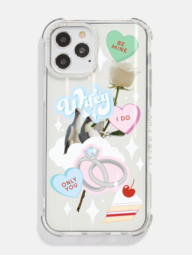 Wifey Sticker Shock iPhone Case Phone Cases Skinnydip London