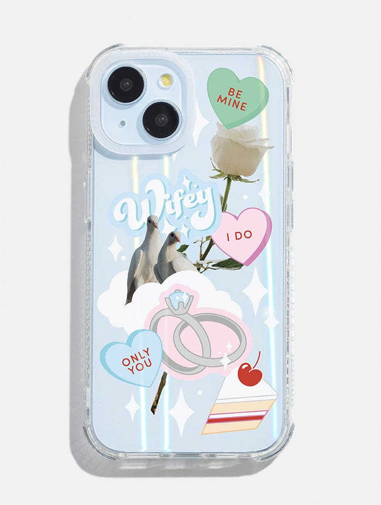 Wifey Sticker Shock iPhone Case Phone Cases Skinnydip London