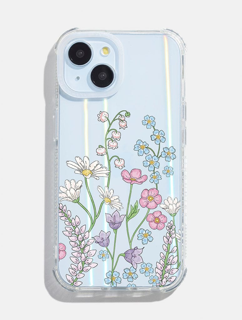 Wildflower Holo Shock iPhone Case Phone Cases Skinnydip London