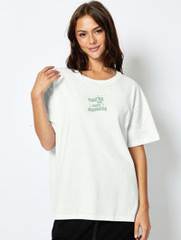 You're The Main Squeeze T-Shirt in Ecru Tops & T-Shirts Skinnydip London