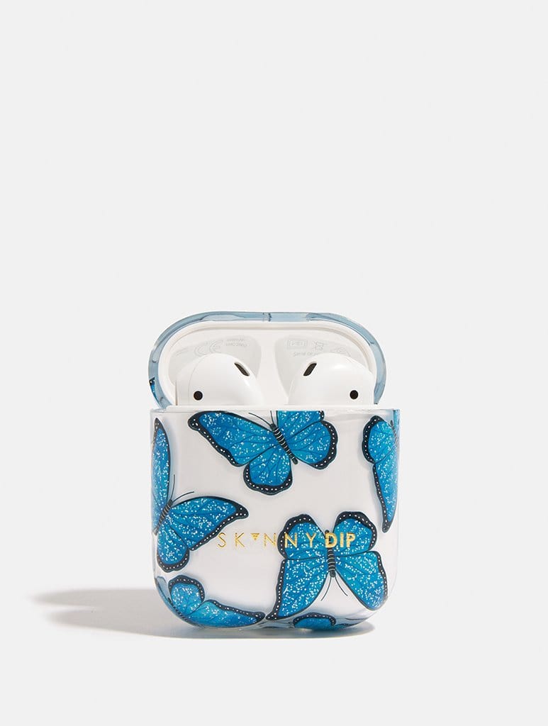 Blue Butterfly Airpods Case AirPods Cases Skinnydip