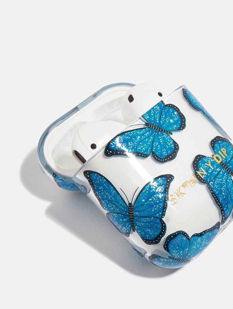 Blue Butterfly Airpods Case AirPods Cases Skinnydip