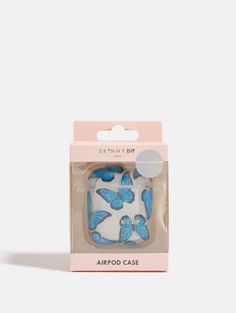 Blue Butterfly Airpods Case AirPods Cases Skinnydip