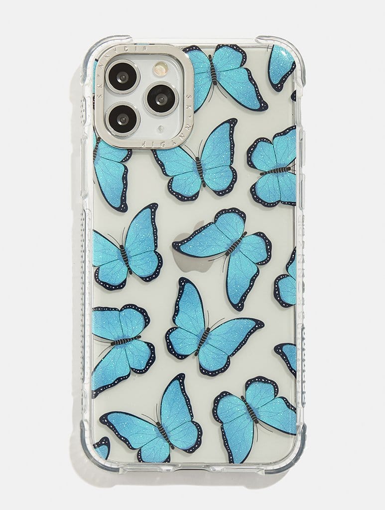 Blue Butterfly Shock iPhone Case Phone Cases Skinnydip