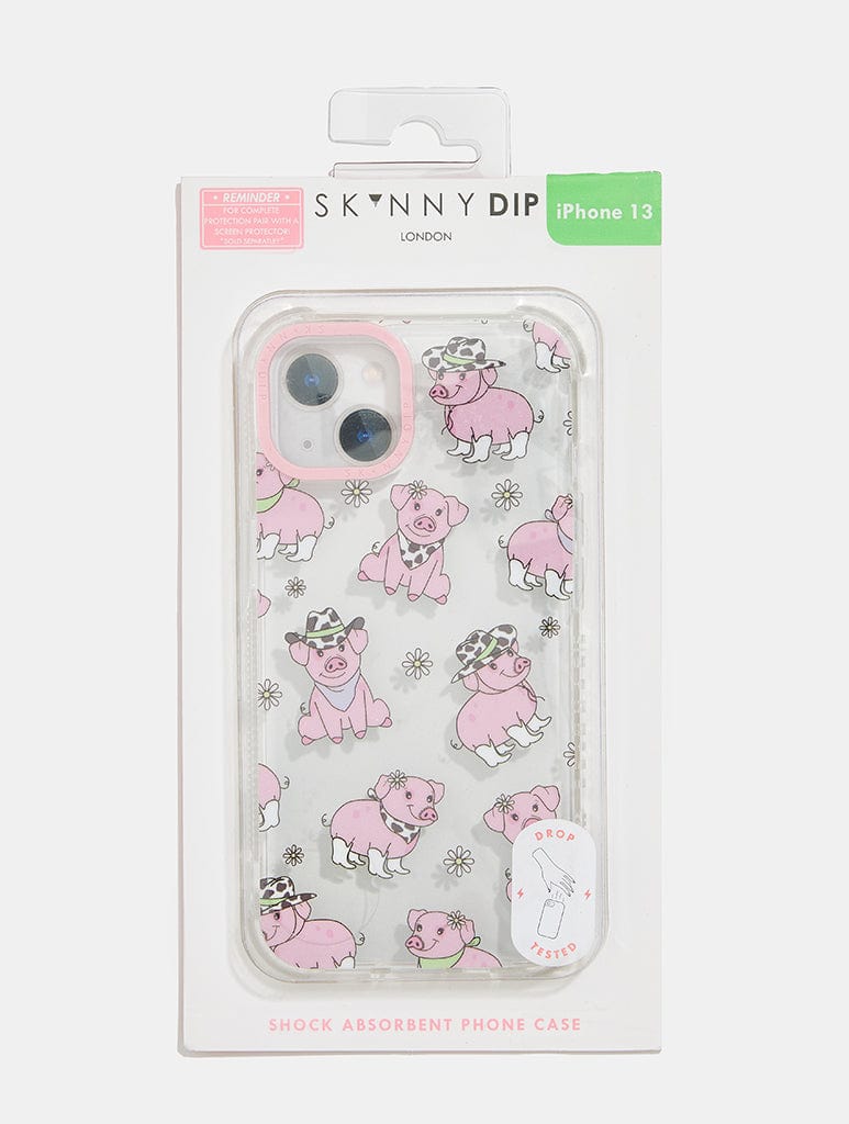 Cowboy Pig Shock iPhone Case Phone Cases Skinnydip