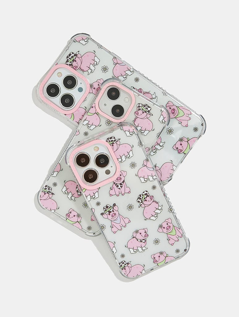 Cowboy Pig Shock iPhone Case Phone Cases Skinnydip