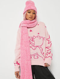 Disney x Skinnydip Oversized Marie Star Knitted Jumper Jumpers & Cardigans Skinnydip London