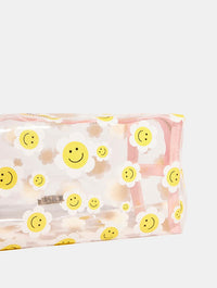 Happy Flower Face Makeup Bag Makeup Bags & Washbags Skinnydip London