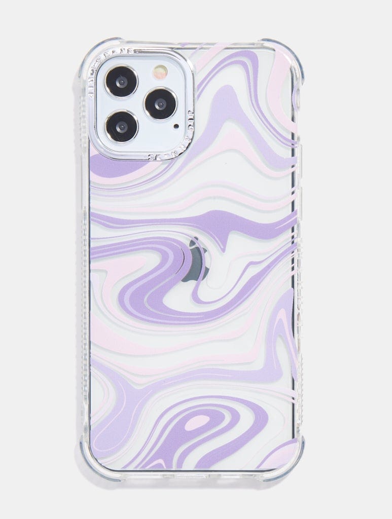 Lilac Swirl Shock iPhone Case Phone Cases Skinnydip