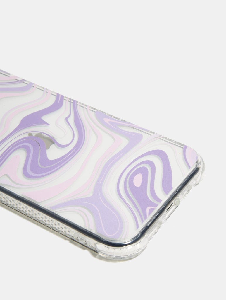 Lilac Swirl Shock iPhone Case Phone Cases Skinnydip