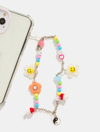 Mixed Charm Chain Beaded Strap Phone Grips Skinnydip London