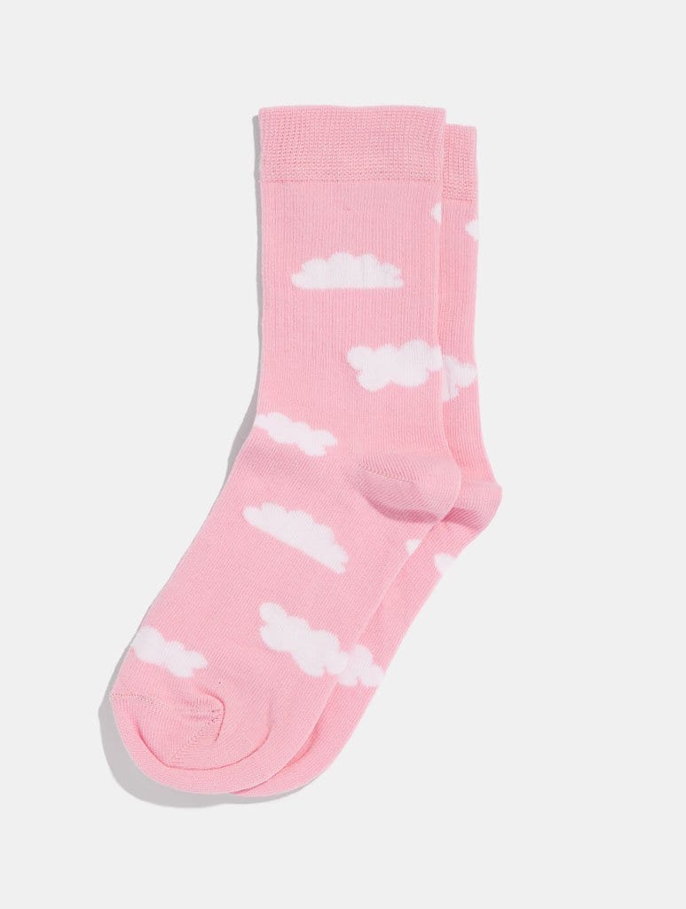 Pink Cloudy Socks Lingerie & Nightwear Skinnydip