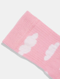 Pink Cloudy Socks Lingerie & Nightwear Skinnydip