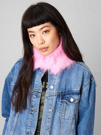 Pink Fur Vega Snood Accessories Skinnydip