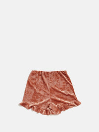 Pink Velour Pyjama Shorts Lingerie & Nightwear Skinnydip