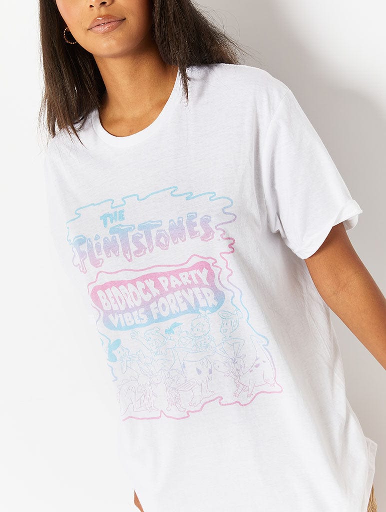 The Flintstones x Skinnydip Oversized Bedrock Party Tee Tops & T-Shirts Skinnydip London