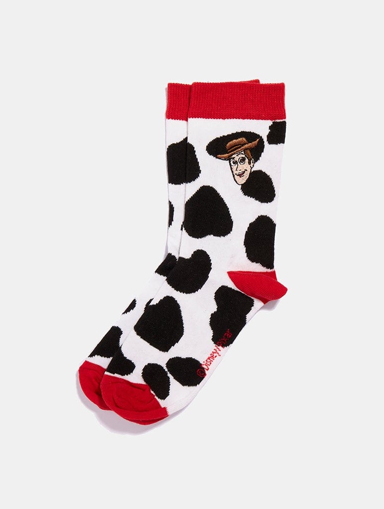 Toy Story x Skinnydip Woody Cow Print Socks Lingerie & Nightwear Skinnydip