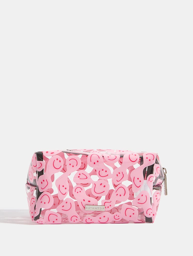 Warped Happy Face Makeup Bag